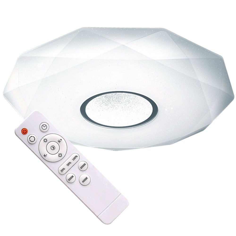 Plafond LED stropné svetlo DIAMOND 36W 3060lm 50cm GOLDLUX (Polux) + diaľkové ovládanie 3000K-6500K