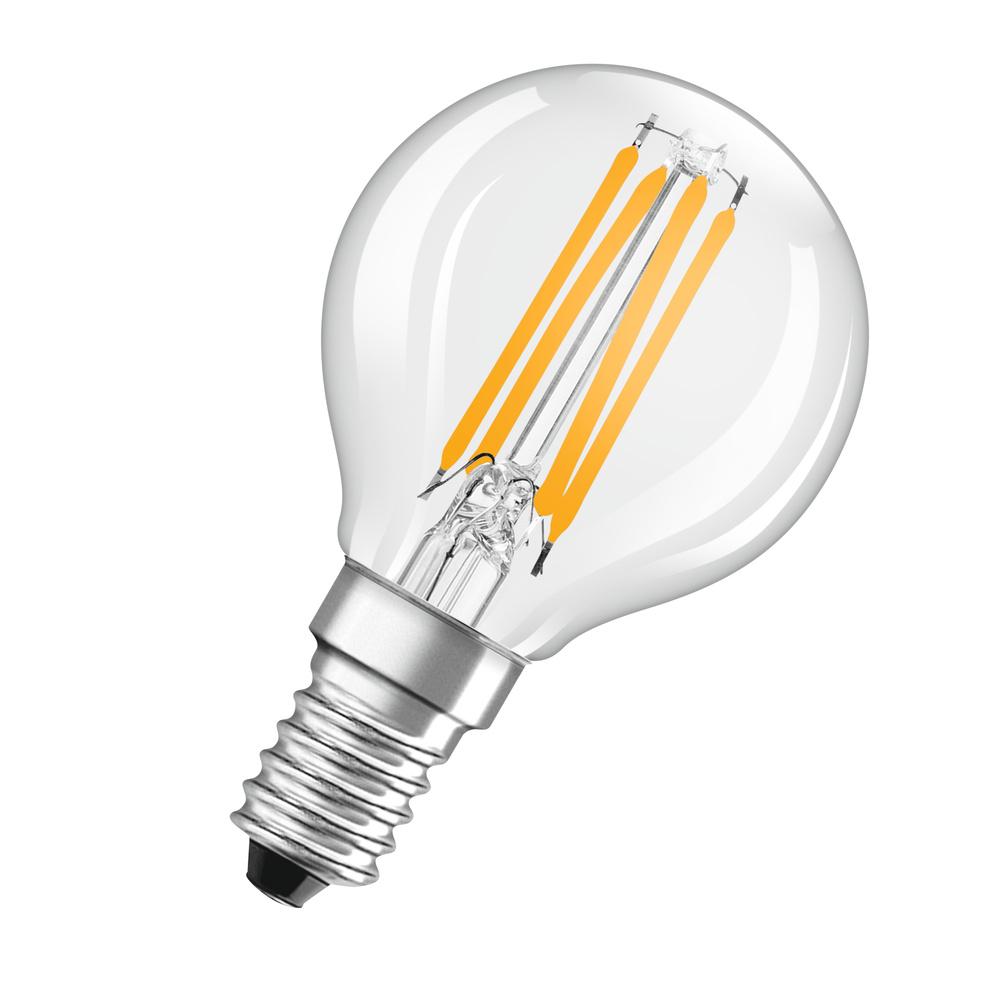 LED žiarovka E14 P45 4W = 40W 470lm 2700K Teplá 300° Ledvance