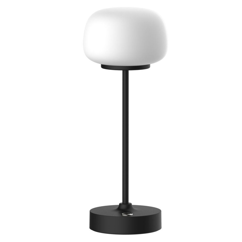 Dekoratívna stolová lampa LED 1,8 W 150 lm 2700K teplá čierna Rimini Sanico Goldlux