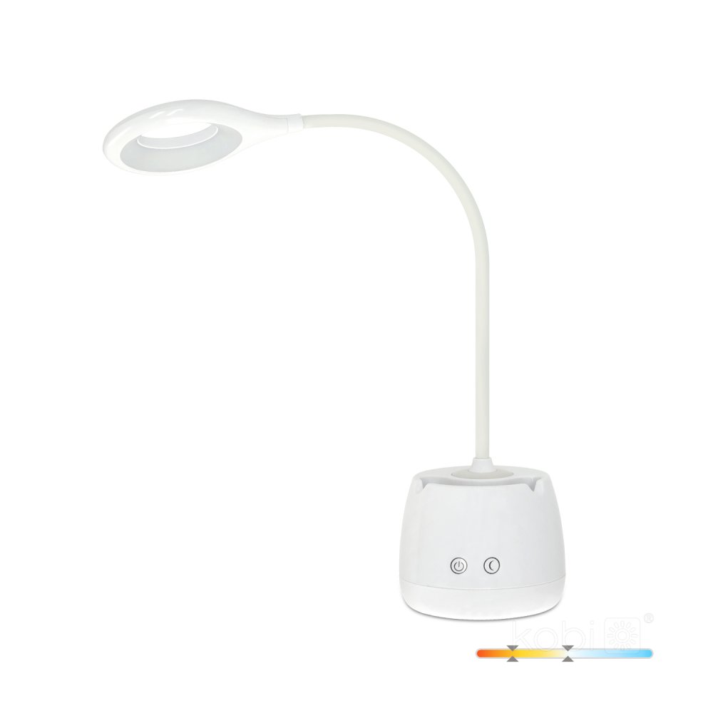 E-shop Stolová LED lampa akumulátorová 5W 180lm biela Lusia LED2B