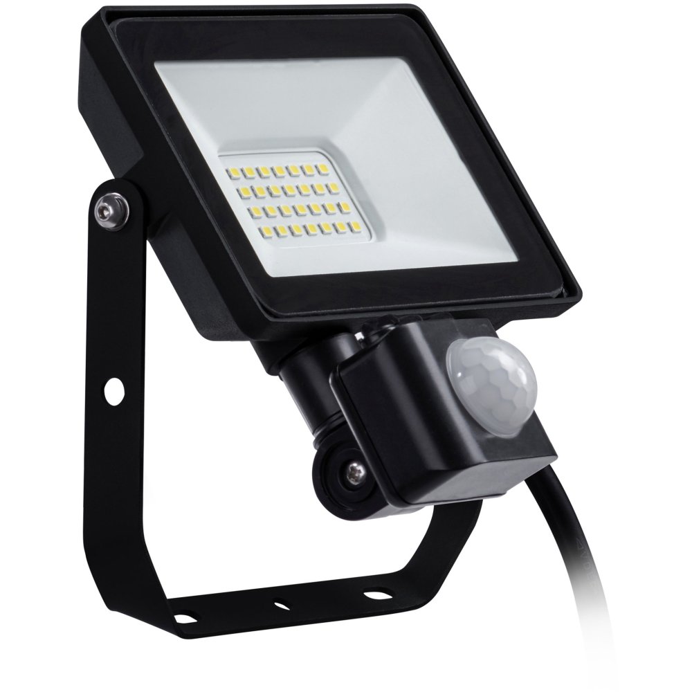 E-shop LED reflektor 20W 1800lm 3000K IP65 čierny so senzorom pohybu a súmraku ProjectLine Floodlight PHILIPS