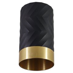 Bodové svietidlo GU10 Black Gold ARRAS Sanico Goldlux na povrchovú montáž