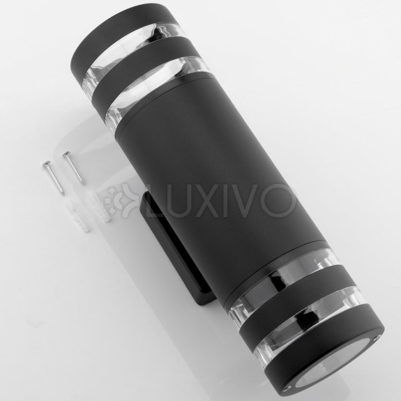 Záhradné nástenné svietidlo 2x E27 12W LED Upstairs Downstairs RINGO LUMILED