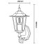 Záhradná lampa Vonkajšia nástenná lampa E27 12W LED svietidlo Senzor pohybu BELLIS LUMILED