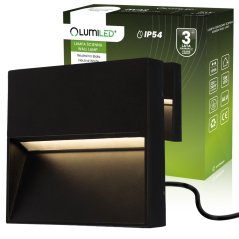 Vonkajšia záhradná nástenná lampa 5W LED IP54 PIVAR LUMILED