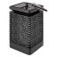 Záhradný lampáš LED Solar Decorative Flame Square 17cm