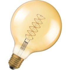 Dekoratívna LED žiarovka E27 G125 7W = 48W 600lm 2200K Teplé 320° vlákno Stmievateľné OSRAM Vintage 1906