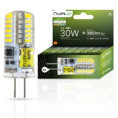 LED žiarovka G4 kapsula 4W = 30W 380lm 4000K Neutrálna 360° LUMILED