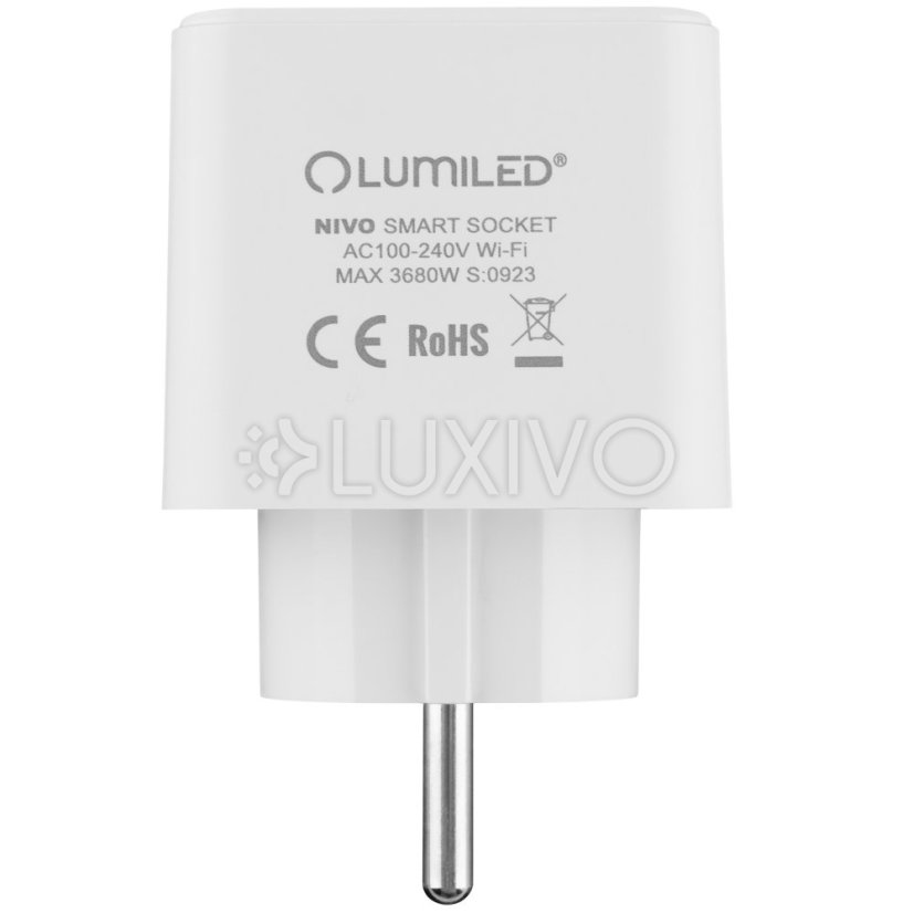 Inteligentná zásuvka WiFi Wattmeter Timer TUYA SMART NIVO LUMILED
