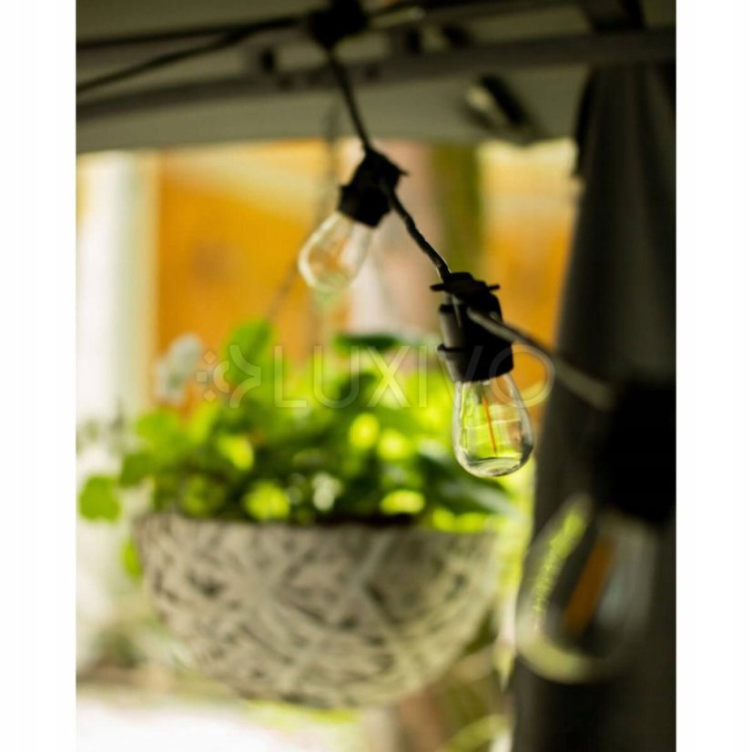5-PAK LED žiarovka E27 ST14 1W = 10W 2700K Warm 100lm vlákno pre Girland LUMILED