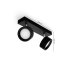 LED reflektorová stropná lampa 11W 1100lm 2700K Black Brother Philips