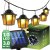 Solárne záhradné svietidlo Girland 10x LED 3,8 m 3000K Warm ARIA LUMILED