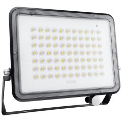 Solárne LED halogénové reflektory 300W Záhradná lampa 4000K IP65 PIR senzor pohybu + diaľkové ovládanie FULGOR LUMILED