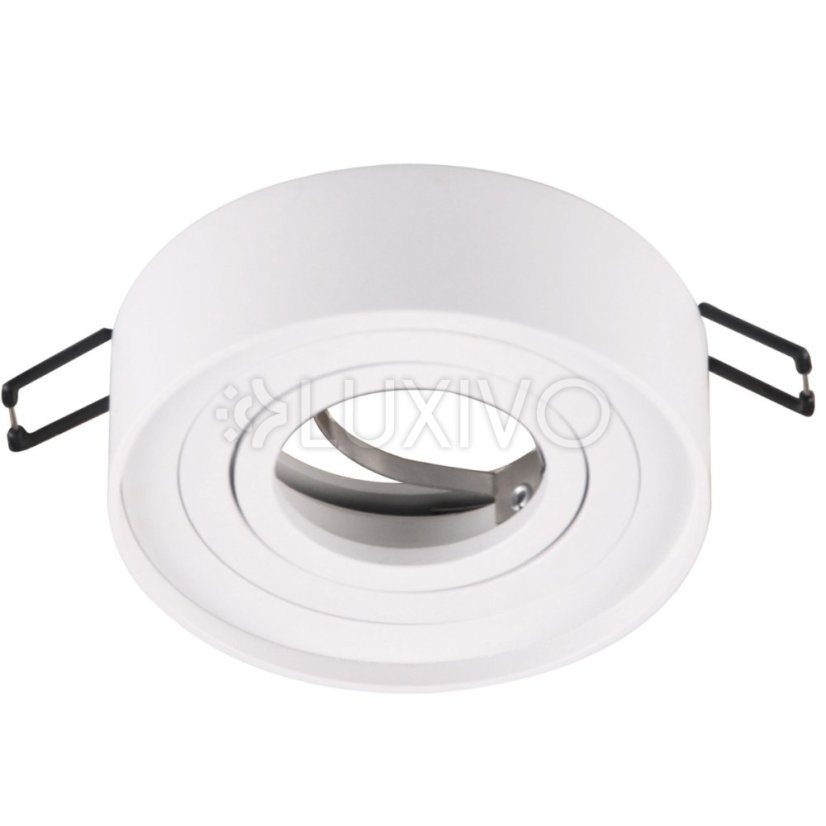 Zapustené stropné svietidlo MR16 GAJA Tuba Spot Round Movable White GOLDLUX