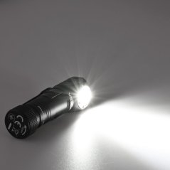 LED čelová svietidlo 3 farby svetla 20W 200lm 5000K čierna IP68 Videx