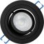 Svietidlo HALOGEN GU10 MR16 Round Black CASSIO LUMILED na zapustenú montáž