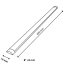 LED lineárne garážové svetlo 18W 6500K studená farba 60cm