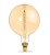 LED žiarovka E27 G200 guľa 8W = 42W 500lm 1800K teplá 360° FILAMENT jantárová stmievateľná Videx
