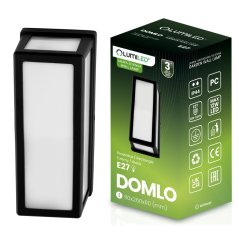 Záhradná lampa E27 Obdĺžniková nástenná lampa DOMLO LUMILED