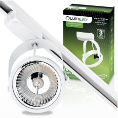 GU10 AR111 White VICTUS Busbar Light Lumiled pre jednofázové zbernice
