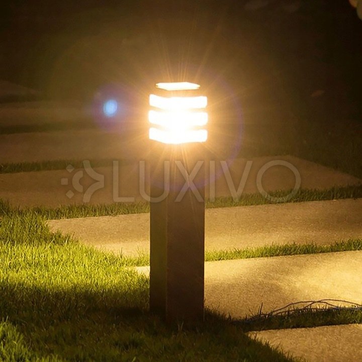 Záhradný vonkajší stojaci LED stĺp E27 12W TAXUS 2 80cm LUMILED