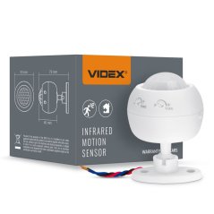 Senzor pohybu a súmraku 1200W biely VL-SPS27W Videx