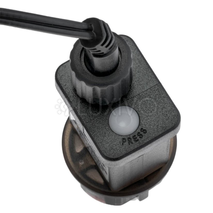 Záhrada Girland Vonkajšie osvetlenie Reťaz 15,2 m 30x LED okrasné korálky 3000K + diaľkové ovládanie DOLLIS LUMILED