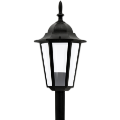 Záhradný stĺpik lampa E27 čierna IP43 Liguria Goldlux