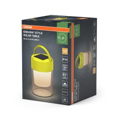 Záhradná solárna LED lampa stojaca lampáš 0, 42W 20lm 3000K teplá stmievateľná žltá IP44 Endura Osram