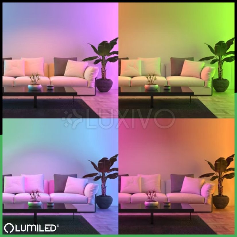 LED žiarovka E14 P40 Bulb 5W = 40W 450lm RGB CCT Stmievateľná Smart TUYA WiFi SMART SAYO LUMILED
