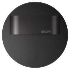 LED schodiskové svietidlo 1,8W 230V IP20 čierne matné RUEDA SHORT Skoff