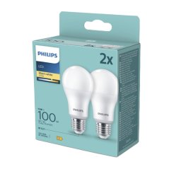 2PAK LED žiarovka E27 A60 13W = 100W 1521lm 2700K Warm PHILIPS