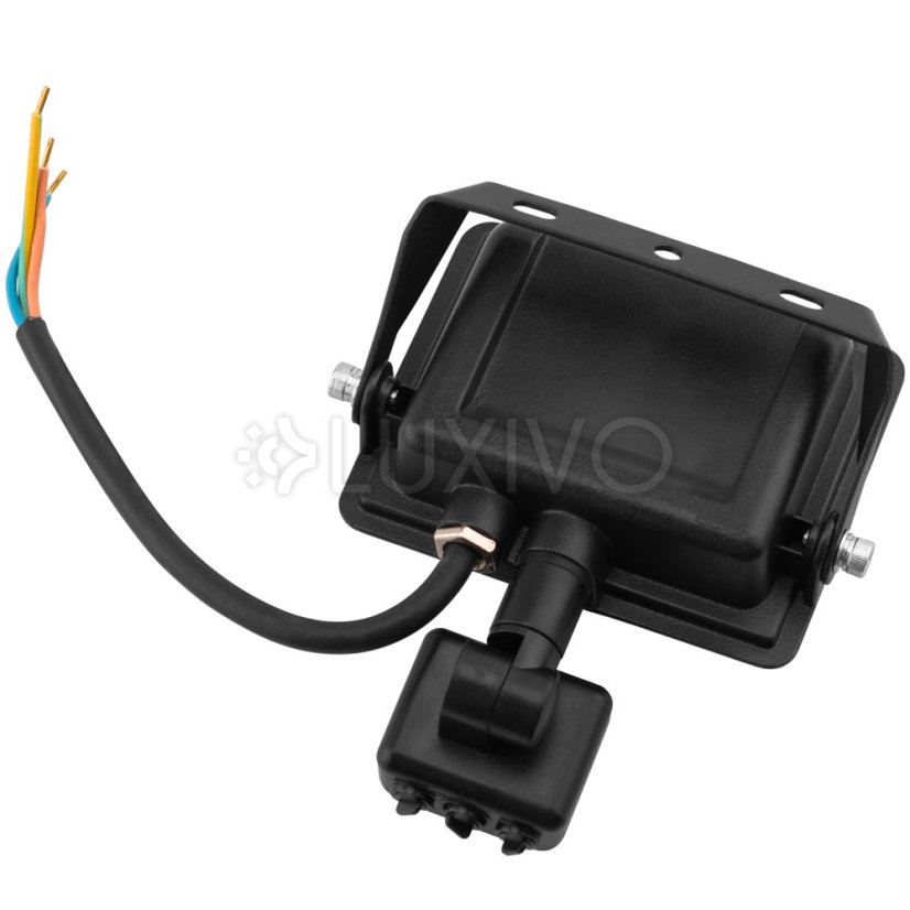 LED reflektor ZUNA2 20W 1800lm 4000K IP44 Black Senzor pohybu LUMILED
