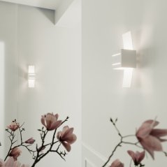 LED svietidlo LORETO G9 Nástenné svietidlo biele SOLLUX