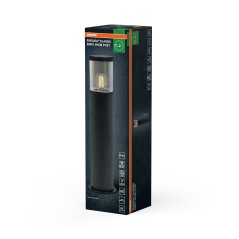 Záhradný stĺpik vonkajší stojaci E27 sivý IP44 Endura Osram