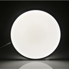LED plafón stropný 24W 2500lm 4000K neutrálna 120° biely čierny Kern Sanico Goldlux