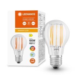 LED žiarovka E27 A60 11W = 100W 1521lm 4000K Neutrálne 300° CRI90 Stmievateľné vlákno LEDVANCE Superior