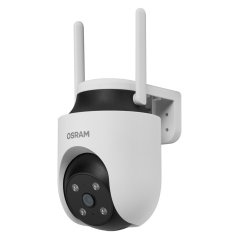 Vonkajšia otáčavá kamera 360° IP67 2K QHD Smart Wifi alarm pohybový senzor biela OSRAM