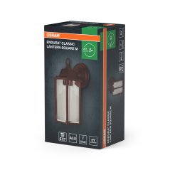 Vonkajšie nástenné svietidlo E27 IP43 hnedá Endura Osram