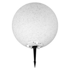 Vonkajšia záhradná lampa 230V E27 KULA 35cm Stone