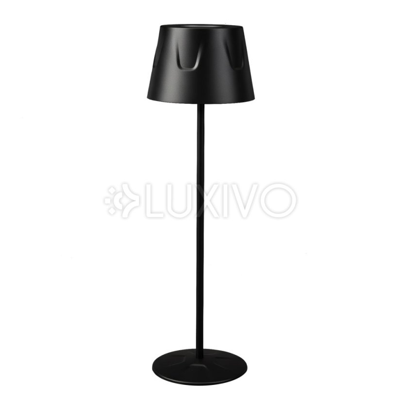 Stojacia záhradná lampa LED dekoratívna stolová nočná USB stmievateľná dotyková čierna FIORA LUMILED