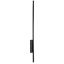 LED nástenné svietidlo LUNA BLACK Metal 120cm moderný štýl IP54