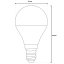 LED žiarovka E14 P40 Bulb 5W = 40W 450lm RGB CCT Stmievateľná Smart TUYA WiFi SMART SAYO LUMILED