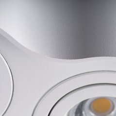 Halogénové svietidlo na povrchovú montáž SPOT circular BORD GU10 black mat IP20 Kanlux