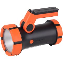 LED vyhľadávacie svetlo Ručné dobíjateľné 3W 300lm 6500K Studený stojan Čierna baterka Ledvance