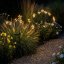 2x Solárna záhradná lampa LED ALISMA zapichovacia vonkajšia 70cm 2700K IP44 LUMILED
