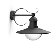 TOPIARY myGarden E27 IP44 LED Down Lantern Garden Lamp Black PHILIPS