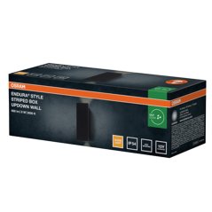 Vonkajšie nástenné svietidlo LED 12W 450lm 3000K teplá biela sivé IP54 Endura Osram