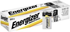 Alkalické batérie ENERGIZER Industrial R9 6LR61 6F22 9V 12ks.