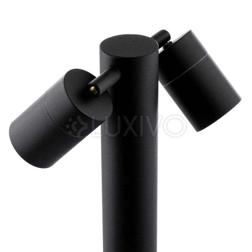 Záhradná lampa svietidlo stĺpik reflektor vonkajšia stojaca 45 cm 2x GU10 ASTI LUMILED